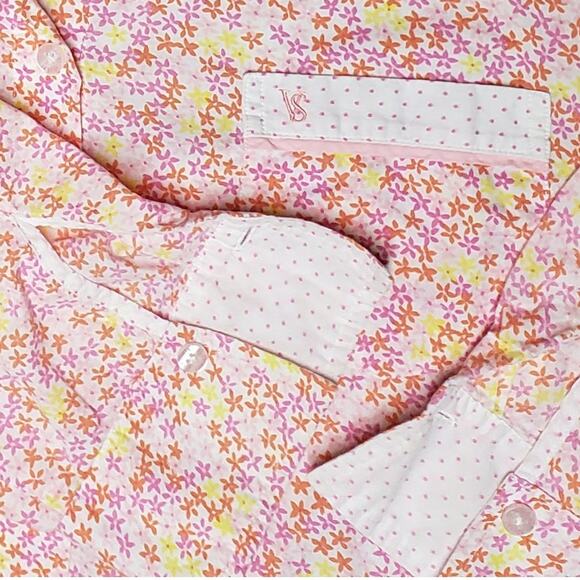 Victoria Secret Mayfair Sleepshirt Sz L Ditsy Floral Pocket Intimates Sleepwear - Picture 5 of 11